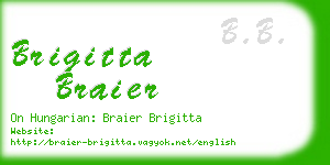 brigitta braier business card